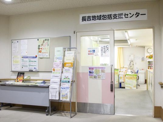 案内掲示のある入口  