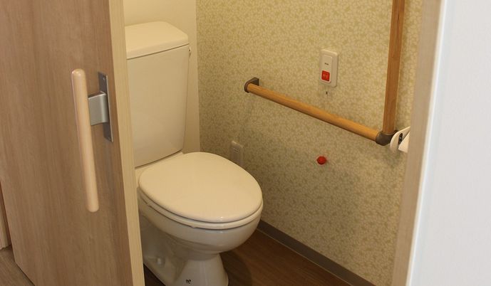 清潔なトイレ設備