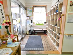 明るいエントランス