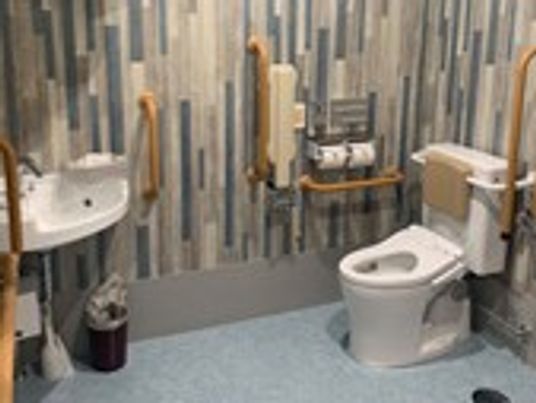 使いやすい設備のトイレ