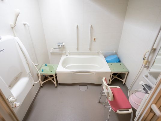 設備整った介護用浴室