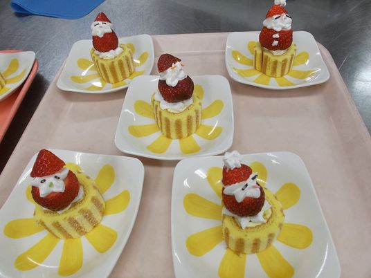 手作りのデザート料理