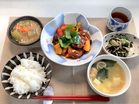 栄養満点の和食セット