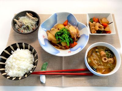 心を込めた食事の提供