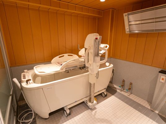 整備された浴室設備