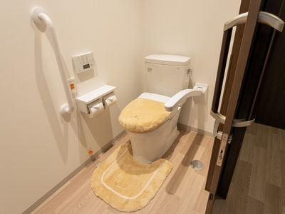 安全配慮のトイレ空間