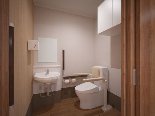 清潔感あるトイレスペース