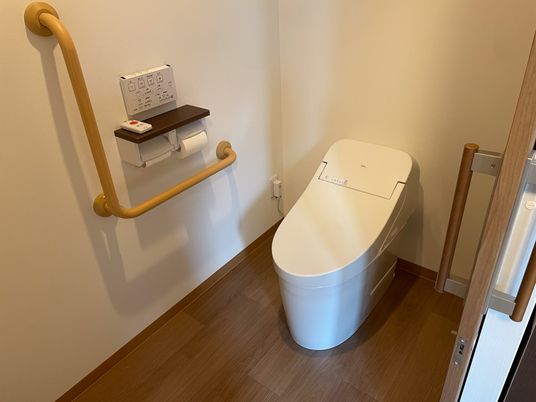 便利な設備のトイレ