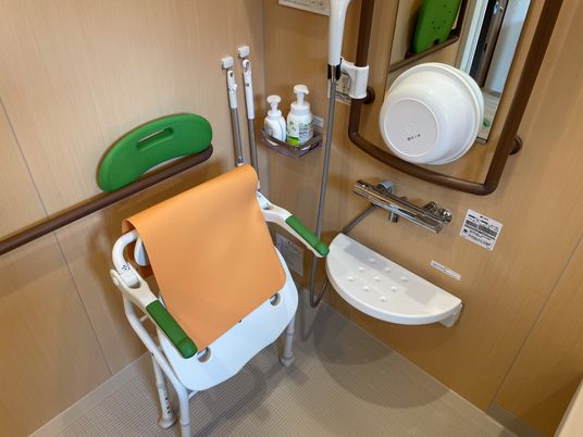 安全な設備の浴室