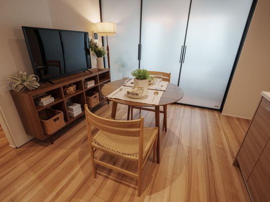 自然光が入る部屋