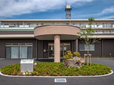 堂々とした正面玄関