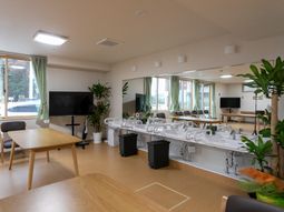 広々とした訓練室