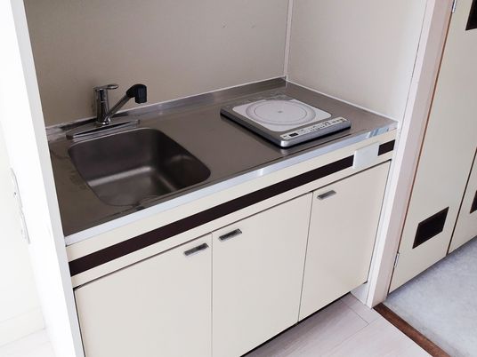 清潔なキッチン一角