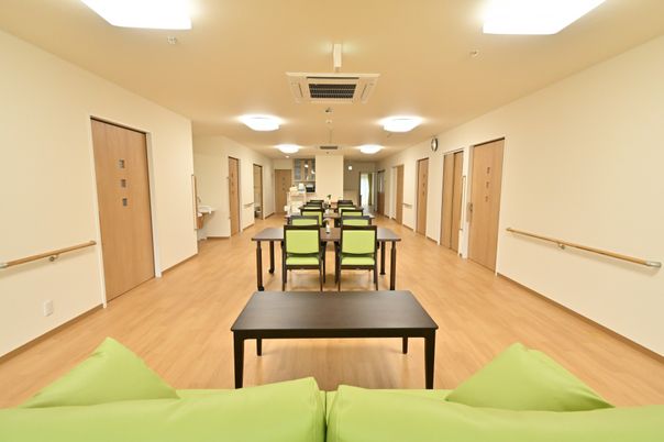 共有スペースの快適な居室