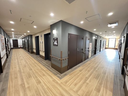 清潔感のある廊下