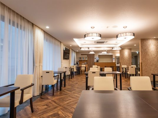 広々とした食堂