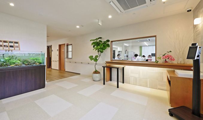 応接エリアの広々空間