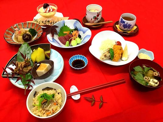 彩り豊かな食事提供