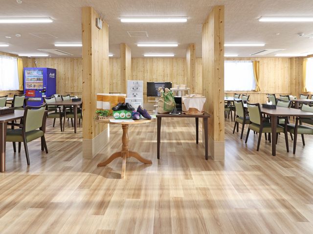 清潔な居室扉 居室 清潔感あふれる居室の門口です。毎日のお仕事で訪れる空間が、快適であるよう心がけています。