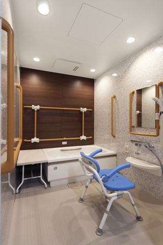 ケアしやすいトイレ設備
