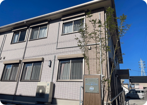日差しの入る建物外観
