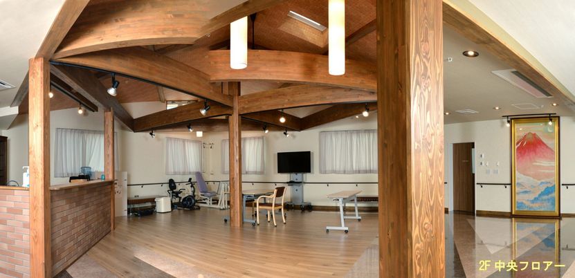 広々とした訓練室