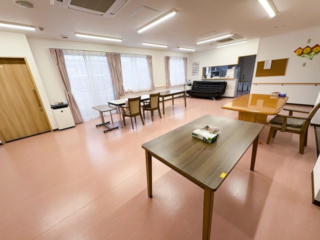 開放感のある共有スペース