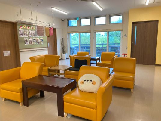 ゆったり座れる共有スペース