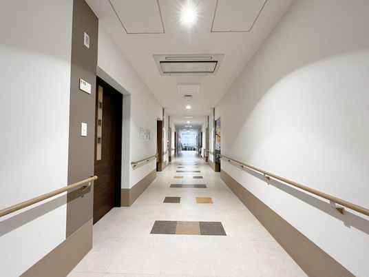 明るい廊下