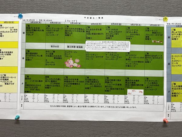 掲示がある掲示物