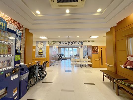 明るい共有スペース