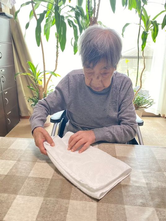 利用者の支援をするリビング