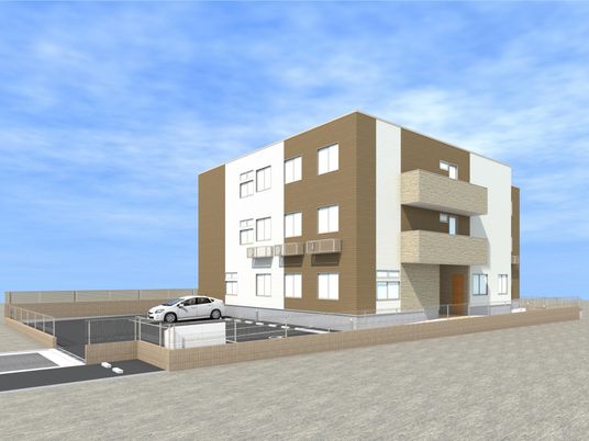 スタイリッシュな建物外観
