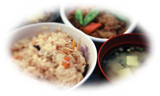 栄養豊富な和食提供
