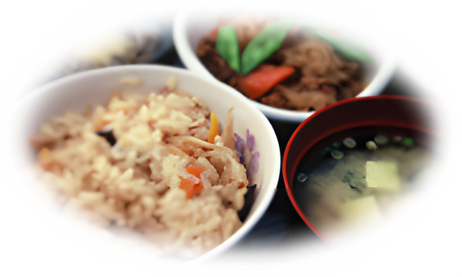 栄養豊富な和食提供