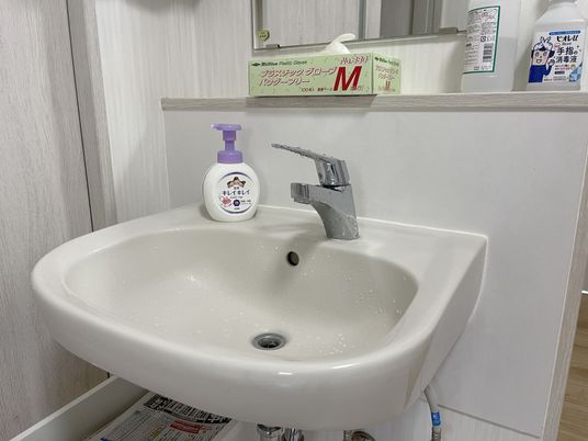 清潔感ある洗面台