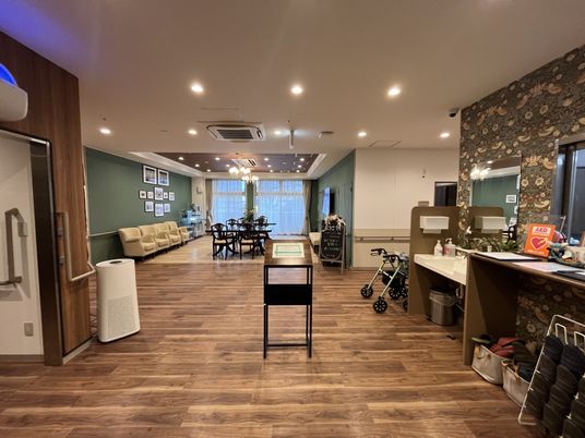 落ち着いた共有スペース