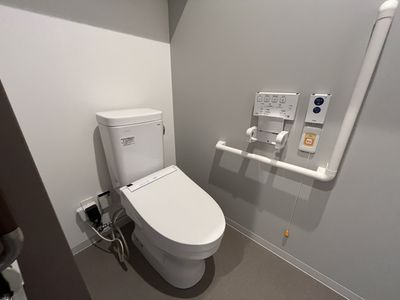 安全設備のトイレ