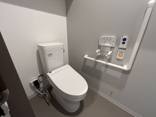 安全設備のトイレ