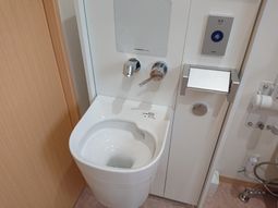 整備されたトイレ設備