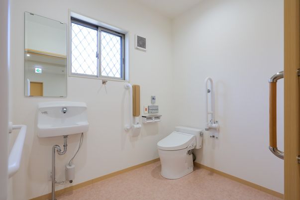 清潔なトイレ設備