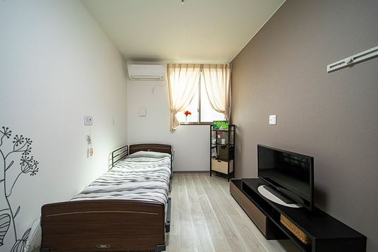 自然光が入る居室