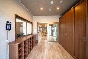 木製家具の入口