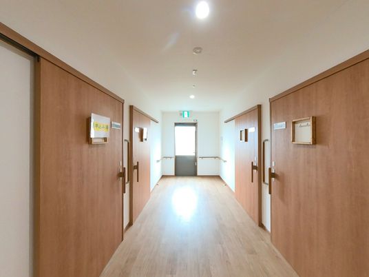 清潔感のある廊下