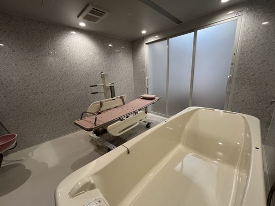 整備された介護浴室