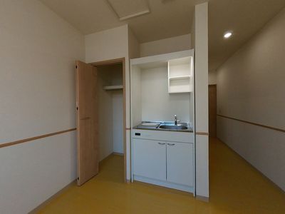 清潔な居室の一角