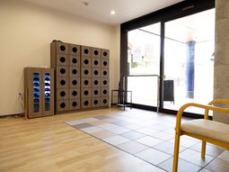 ゆったりしたエントランス