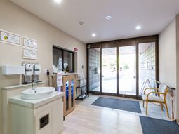 来客を迎える玄関