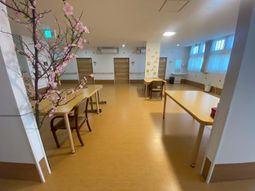 自然光の広いフロア