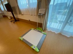 窓際の機能訓練室